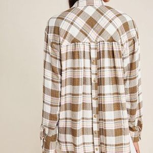 Anthropologie Isadora Button-back tunic